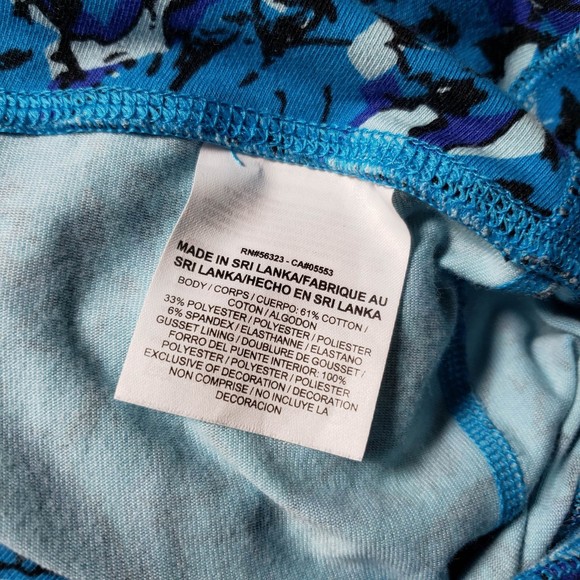 Nike Women's size X-Small Blue Exercise Athletic Fitted Dri-Fit Leggings - Picture 4 of 5